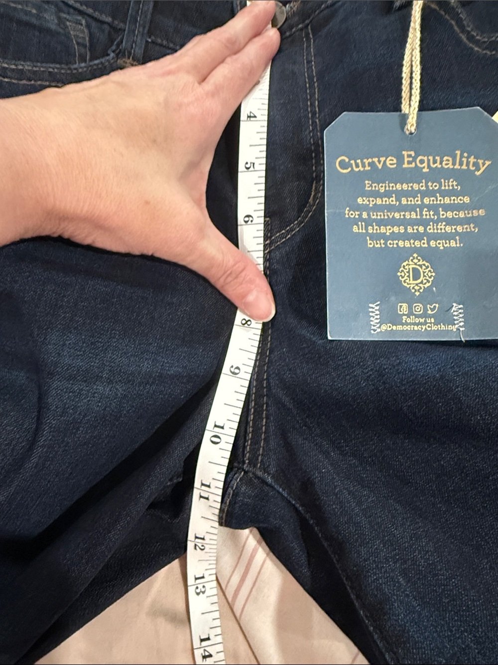 Democracy Modern High Rise Skinny Jeans Slimming Panels - Picture 15 of 15